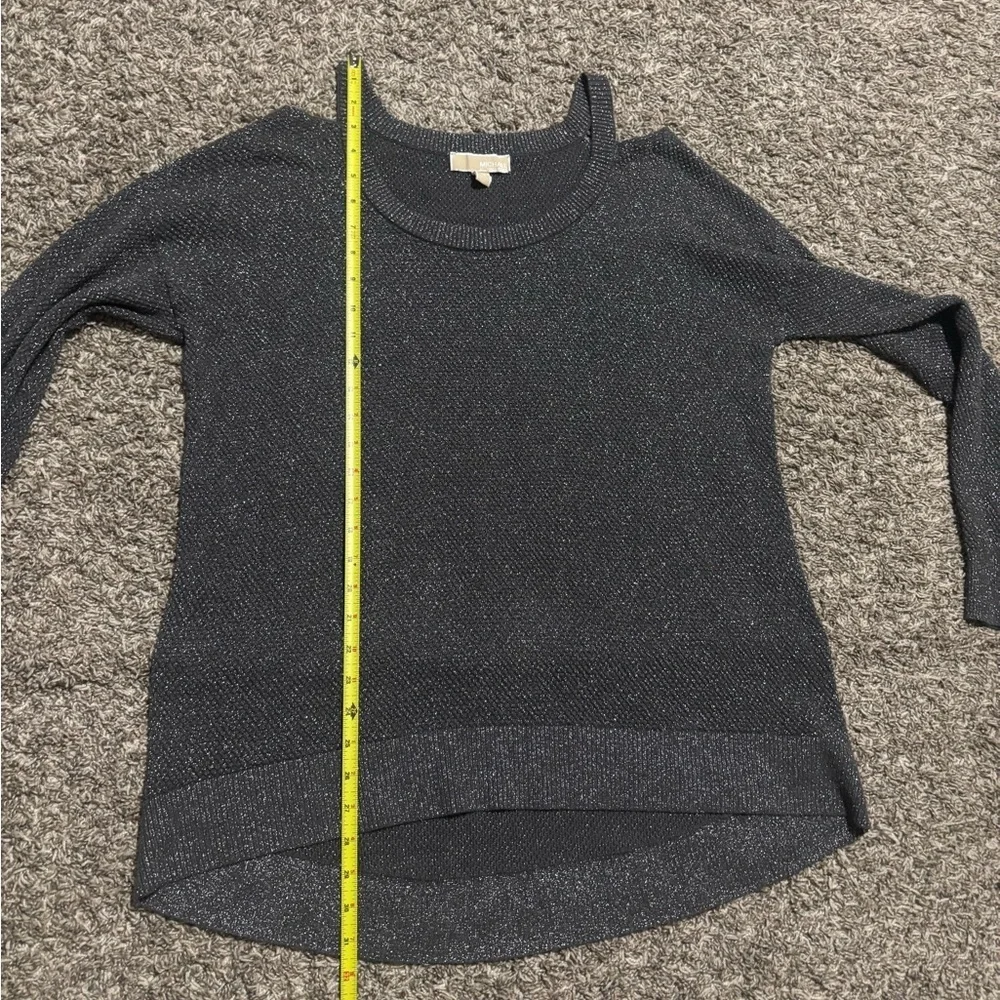 Michael Kors Off-the-Shoulder Black Sweater